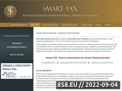 Zrzut strony Smart Tax biuro rachunkowe Włochy