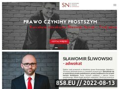 Zrzut strony Śliwowski i Nowak Adwokaci