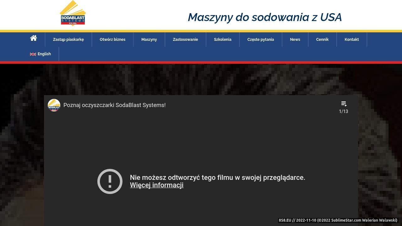 Oczyszczanie (strona www.sodablastsystem.pl - Sodablastsystem.pl)