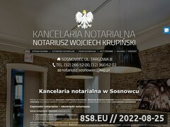 Miniaturka domeny sosnowiecnotariusz.pl