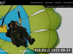 Zrzut strony Polskie centrum parasailingu
