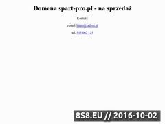Miniaturka domeny spart-pro.pl