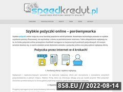 Miniaturka speedkredyt.pl (Pożyczki i kredyty przez internet)