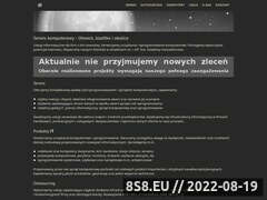 Miniaturka splin.com.pl (Serwis komputerowy SPLIN 64 - Otwock)