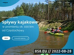 Miniaturka splyw-kajakiem.pl (<strong>spływy kajakowe</strong> - wypożyczalnia)