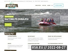 Miniaturka www.splyw.pl (Spływy kajakowe na Mazurach i Suwalszczyźnie)