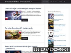 Zrzut strony Najnowsze spolszczenia do gier