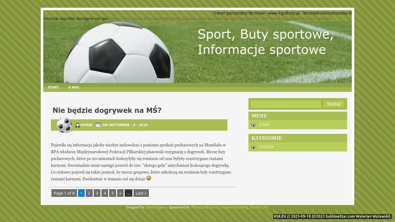 Zrzut ekranu SportLine buty sportowe w dobrych cenach
