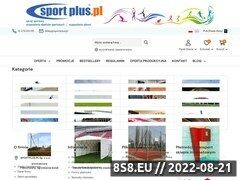 Miniaturka www.sportplus.pl (Internetowy sklep sportowy)
