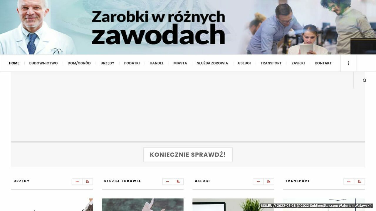 Sprawdź swoje zarobki (strona www.sprawdz-zarobki.pl - Sprawdz-zarobki.pl)