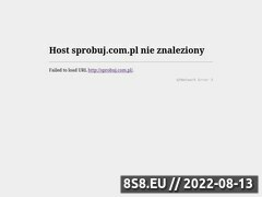 Miniaturka domeny sprobuj.com.pl