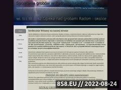 Miniaturka domeny sprzataniegrobow.radom.pl