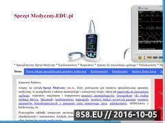 Zrzut strony Sprzęt Medyczny EDU.PL