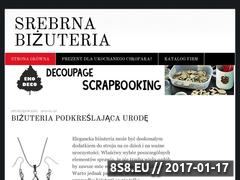 Miniaturka domeny www.srebrnabizuteriaartystyczna.pl