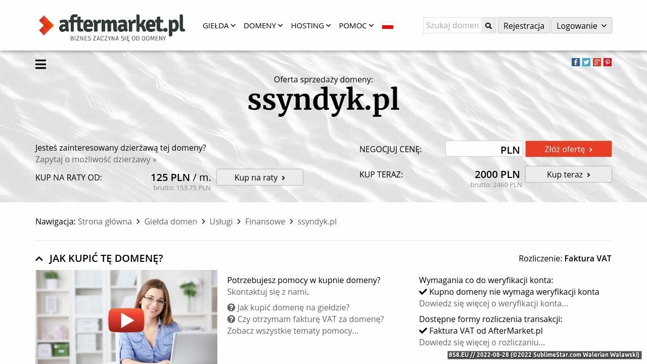 Windykacja Szczecin (strona ssyndyk.pl - Ssyndyk.pl)