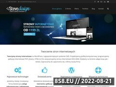 Miniaturka stevedesign.com.pl (Stevedesign - projektowanie stron Włocławek)
