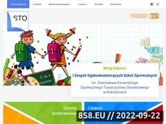 Miniaturka strony Liceum Katowice - sto.katowice.pl
