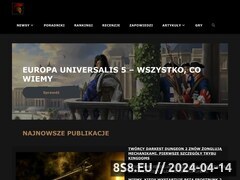 Miniaturka strategus.pl (<strong>serwis</strong> o grach strategicznych i taktycznych)