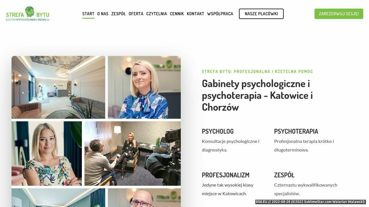 Psycholog Katowice (strona strefabytu.pl - Strefa Bytu)