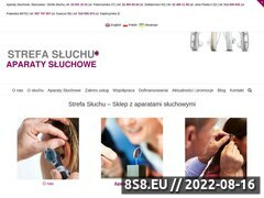 Miniaturka www.strefasluchu.pl (<strong>aparaty</strong> słuchowe)