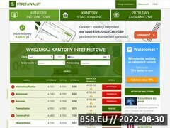 Zrzut strony Porównujemy wszystkie kantory online strefawalut.pl najlepsze kantory internetowe