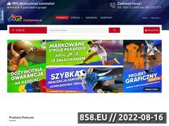 Zrzut strony StrojeSportowe.eu - stroje sportowe dla drużyn