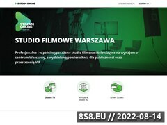 Zrzut strony Studio filmowe Warszawa - Studio Stream Online