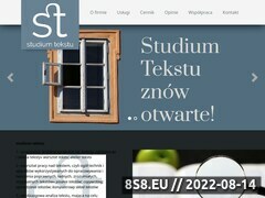 Miniaturka studiumtekstu.pl (Usługi edytorskie)