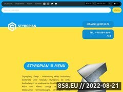 Miniaturka styropian-sklep.pl (Internetowy <strong>sklep budowlany</strong>)
