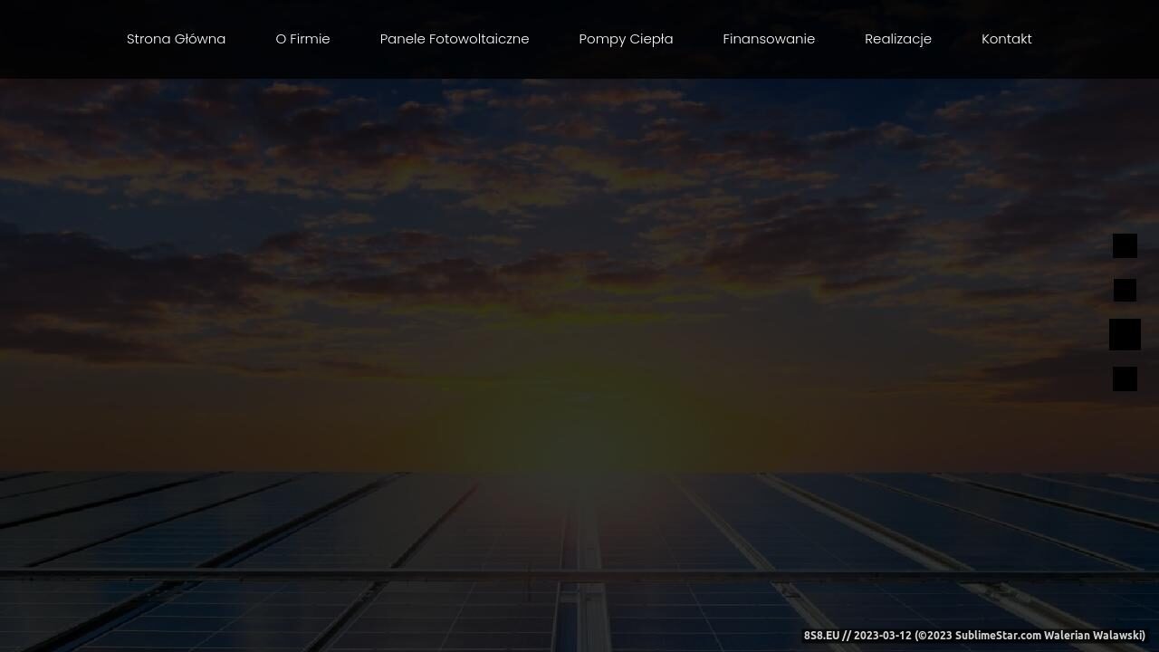 Systemy odnawialnych źródeł energii (strona sunah.pl - Sunah)
