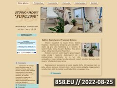 Miniaturka www.sunline.gniezno.pl (Gabinet kosmetyczny i fryzjerski Gniezno)