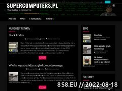 Zrzut strony Superkomputery