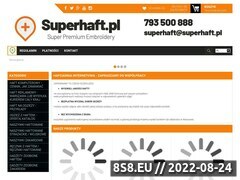 Zrzut strony Superhaft.pl | haft komputerowy, haft reklamowy, hafciarnia