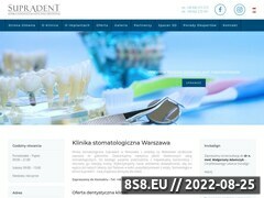 Miniaturka strony Supradent - dentysta Warszawa