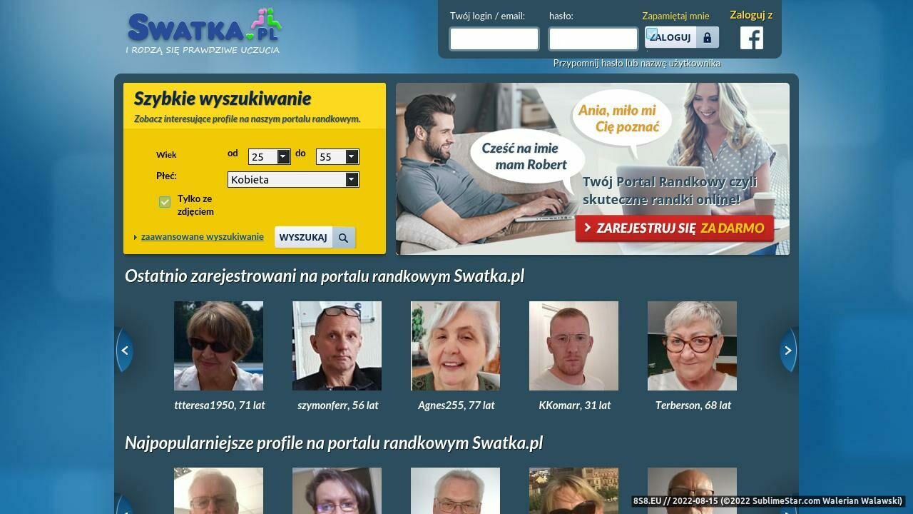 Fajny portal randkowy - Swatka (strona swatka.pl - Swatka.pl)