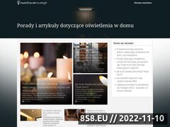 Miniaturka domeny www.swiatloicien.com.pl