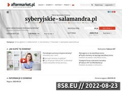 Miniaturka domeny www.syberyjskie-salamandra.pl