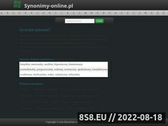 Miniaturka domeny www.synonimy-online.pl