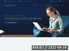 Miniaturka www.syskonf.pl (Oprogramowanie do rejestracji i obsługi uczestników konferencji)