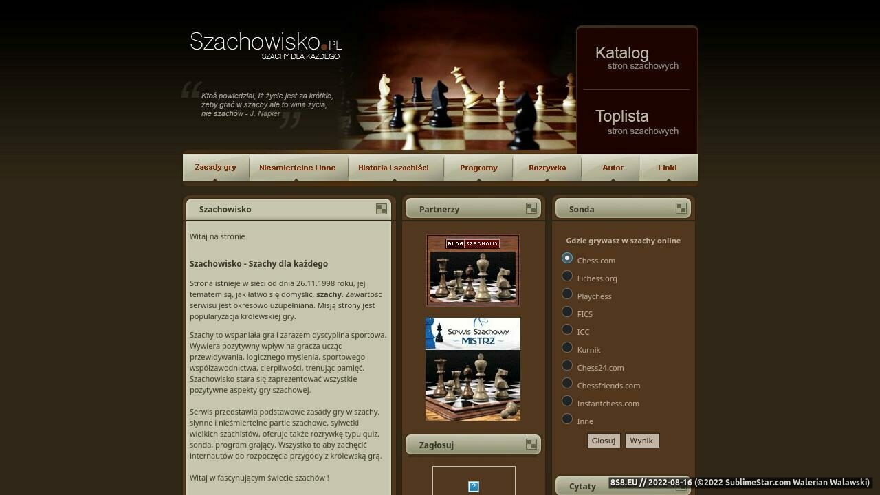 Szachy dla każdego (strona www.szachowisko.pl - Szachowisko.pl)