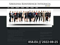 Miniaturka www.szkolenia-konferencje.com.pl (Organizacja szkoleń, konferencji i integracji)