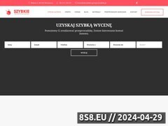 Zrzut strony Firma ofertuje przeprowadzki Warszawa