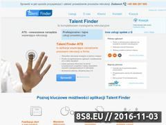 Miniaturka domeny www.talentfinder.pl