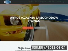 Zrzut strony Wypożyczalnia samochodów Poznań - całodobowo