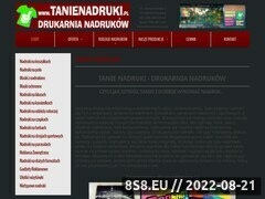 Miniaturka domeny www.tanienadruki.pl