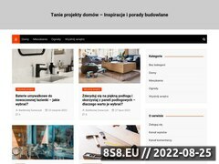 Miniaturka strony Tanieprojektydomow.com.pl - projekty domw i mieszka