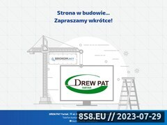 Miniaturka domeny www.tartak-drewpat.pl