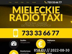 Miniaturka strony Przewz osb, na ternie miasta Mielec poprzez samochody taxi