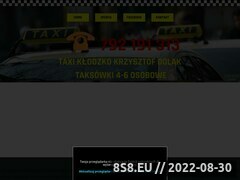 Miniaturka strony Usugi taxi - obsuga imprez i drobne zakupy