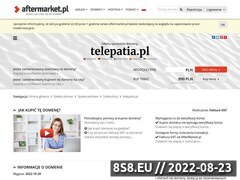 Miniaturka domeny www.telepatia.pl